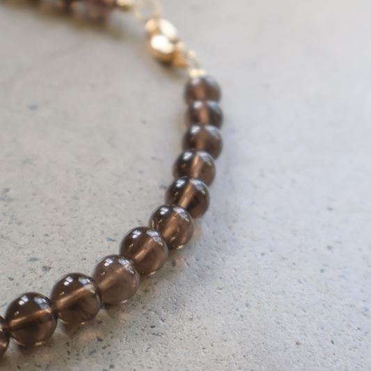 Bloom Smokey Quartz Necklace